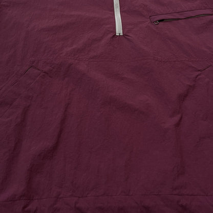【中古品】【メンズ】 T.CABLIN ティーカブリン HALF ZIP JACKET TCAB-UNP-SP-001 ハーフ ジップ ジャケット アウター 140-261027-sa-09-teih サイズ：F カラー：ボルドー 万代Net店