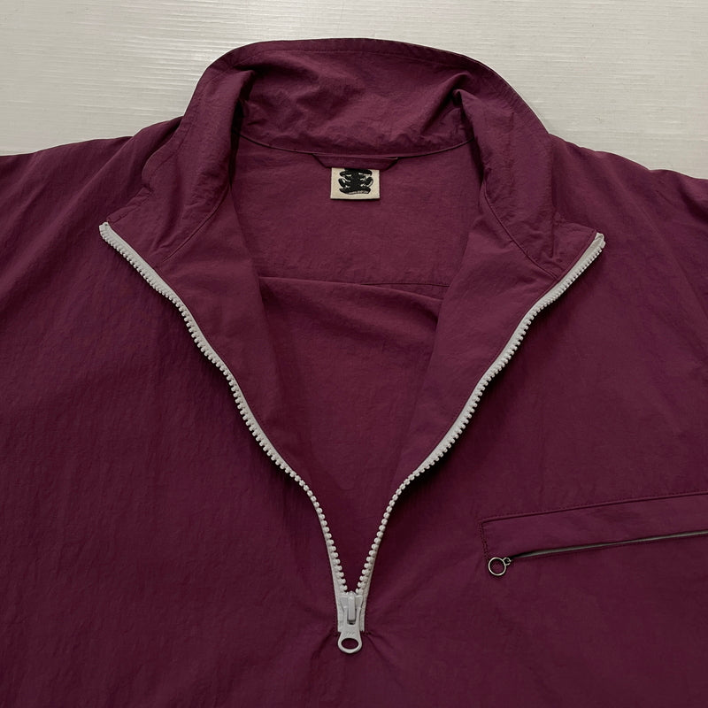 【中古品】【メンズ】 T.CABLIN ティーカブリン HALF ZIP JACKET TCAB-UNP-SP-001 ハーフ ジップ ジャケット アウター 140-261027-sa-09-teih サイズ：F カラー：ボルドー 万代Net店