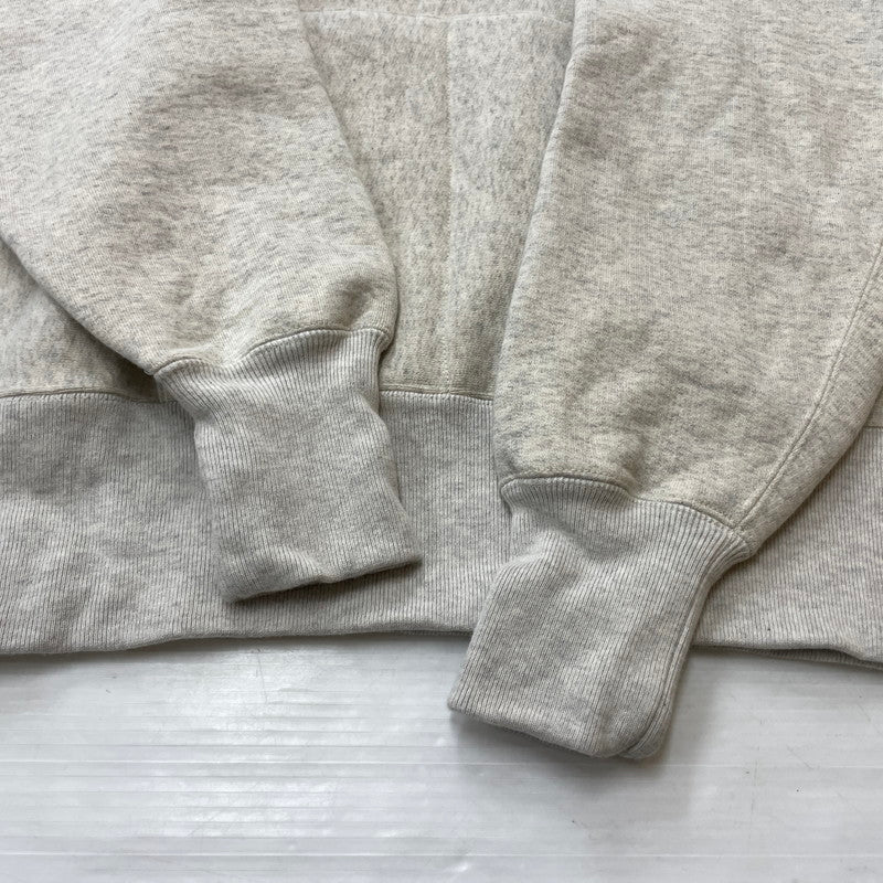 【中古品】【メンズ】 Champion チャンピオン TRUE TO ARCHIVES PULLOVER AFTER HOODED SWEAT SHIRTS C3-D106 トゥルートゥーアーカイブス プルオーバー スウェット トップス 後付けパーカー 145-261027-yo-10-teih サイズ：L カラー：シルバーグレー 万代Net店