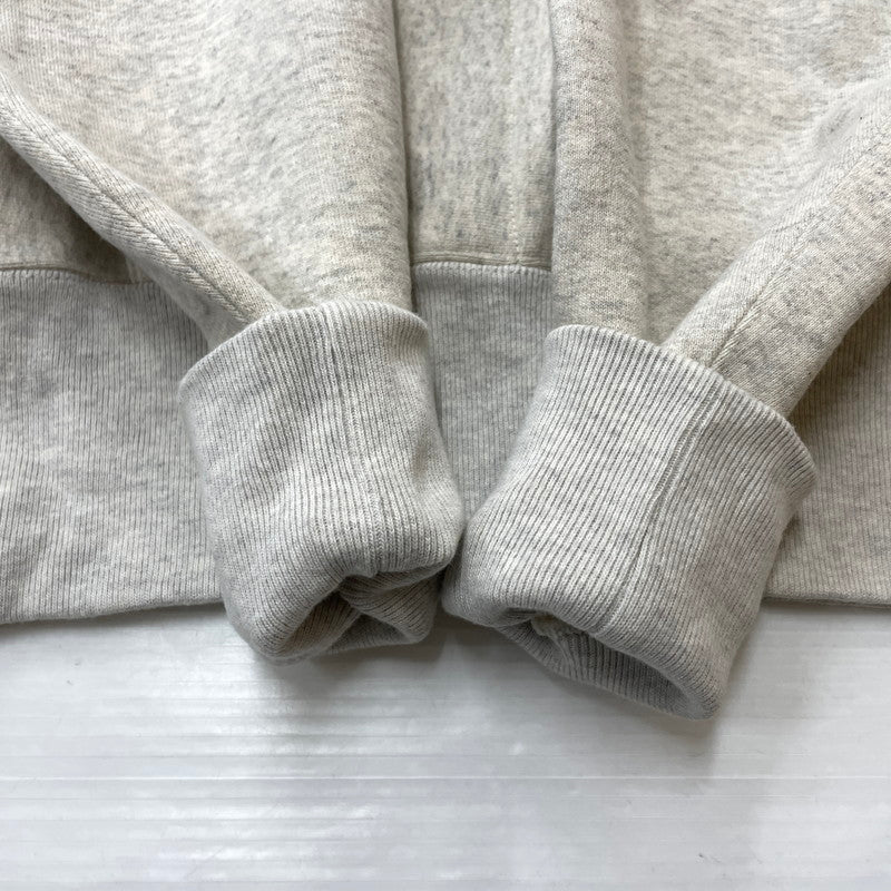 【中古品】【メンズ】 Champion チャンピオン TRUE TO ARCHIVES PULLOVER AFTER HOODED SWEAT SHIRTS C3-D106 トゥルートゥーアーカイブス プルオーバー スウェット トップス 後付けパーカー 145-261027-yo-10-teih サイズ：L カラー：シルバーグレー 万代Net店