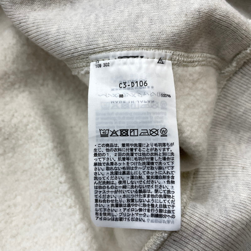 【中古品】【メンズ】 Champion チャンピオン TRUE TO ARCHIVES PULLOVER AFTER HOODED SWEAT SHIRTS C3-D106 トゥルートゥーアーカイブス プルオーバー スウェット トップス 後付けパーカー 145-261027-yo-10-teih サイズ：L カラー：シルバーグレー 万代Net店