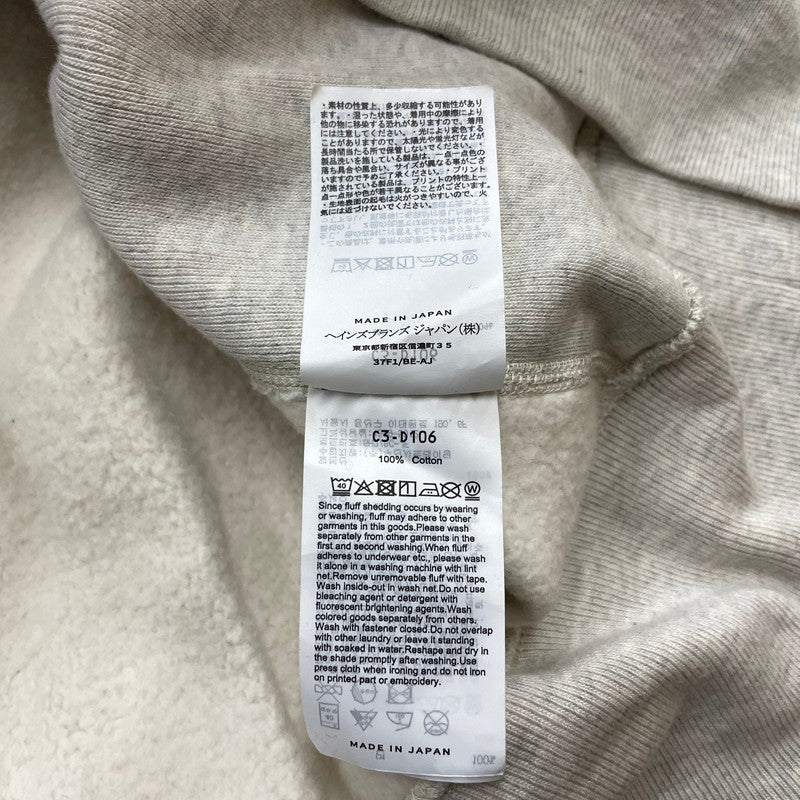 【中古品】【メンズ】 Champion チャンピオン TRUE TO ARCHIVES PULLOVER AFTER HOODED SWEAT SHIRTS C3-D106 トゥルートゥーアーカイブス プルオーバー スウェット トップス 後付けパーカー 145-261027-yo-10-teih サイズ：L カラー：シルバーグレー 万代Net店