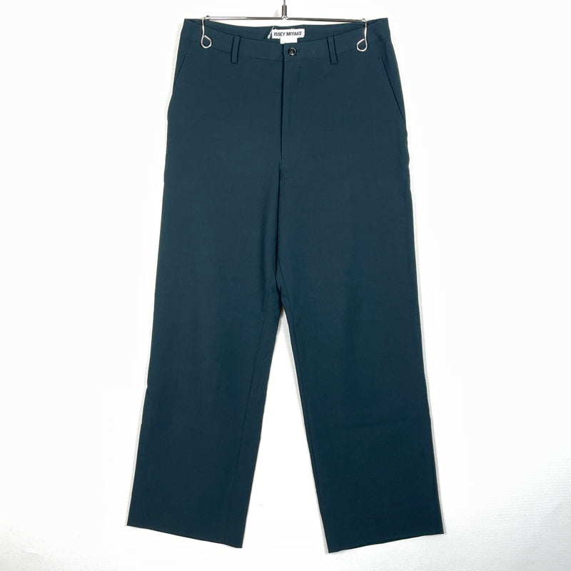 【中古品】【レディース】 ISSAY MIYAKE イッセイ ミヤケ SLACKS IM19-FF008 スラック ボトムス 168-261029-sa-18-teih サイズ：4 カラー：グリーン系 万代Net店
