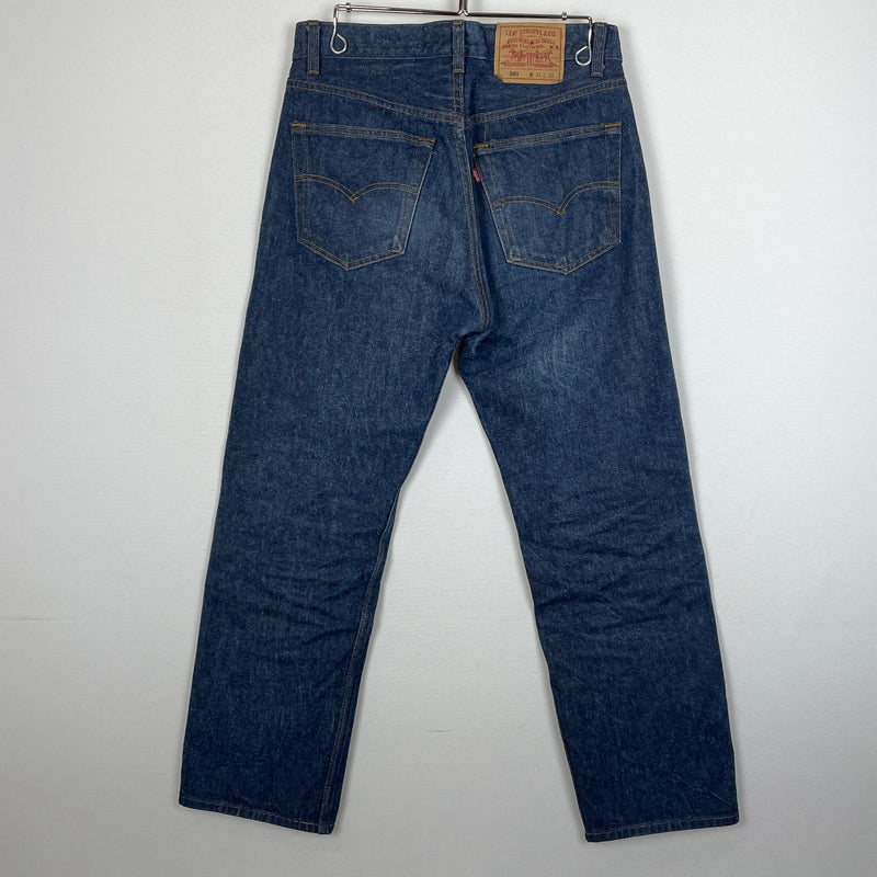【中古品】【メンズ】 LEVI'S リーバイス DENIM 501-0000 デニム ボトムス ジーンズ ボタン裏 653 501 156-261027-sa-10-teih サイズ：W31L32 カラー：インディゴ 万代Net店