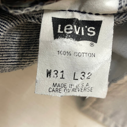 【中古品】【メンズ】 LEVI'S リーバイス DENIM 501-0000 デニム ボトムス ジーンズ ボタン裏 653 501 156-261027-sa-10-teih サイズ：W31L32 カラー：インディゴ 万代Net店