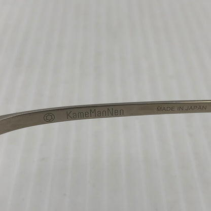【中古品】【メンズ】 KameManＮen カメマンネン OCTAGON SUNGLASSES KMN9917 オクタゴン サングラス アイウェア メタルフレーム チタン メタルフレーム 203-261024-ko-07-teih サイズ：47□21-145 カラー：シルバー系カラーフレーム 万代Net店