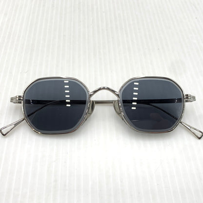 【中古品】【メンズ】 KameManＮen カメマンネン OCTAGON SUNGLASSES KMN9917 オクタゴン サングラス アイウェア メタルフレーム チタン メタルフレーム 203-261024-ko-07-teih サイズ：47□21-145 カラー：シルバー系カラーフレーム 万代Net店