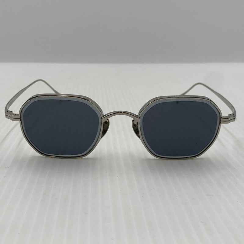 【中古品】【メンズ】 KameManＮen カメマンネン OCTAGON SUNGLASSES KMN9917 オクタゴン サングラス アイウェア メタルフレーム チタン メタルフレーム 203-261024-ko-07-teih サイズ：47□21-145 カラー：シルバー系カラーフレーム 万代Net店