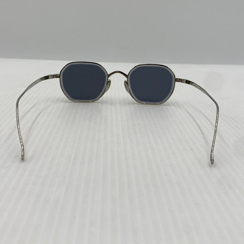 【中古品】【メンズ】 KameManＮen カメマンネン OCTAGON SUNGLASSES KMN9917 オクタゴン サングラス アイウェア メタルフレーム チタン メタルフレーム 203-261024-ko-07-teih サイズ：47□21-145 カラー：シルバー系カラーフレーム 万代Net店