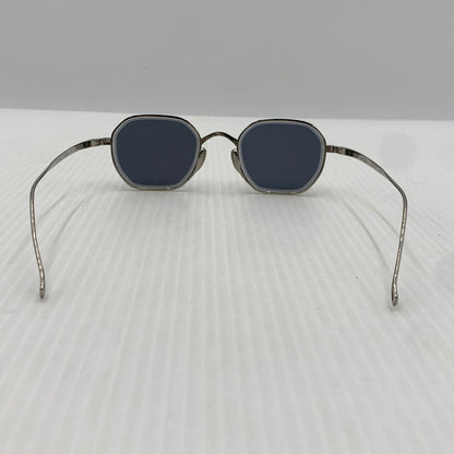 【中古品】【メンズ】 KameManＮen カメマンネン OCTAGON SUNGLASSES KMN9917 オクタゴン サングラス アイウェア メタルフレーム チタン メタルフレーム 203-261024-ko-07-teih サイズ：47□21-145 カラー：シルバー系カラーフレーム 万代Net店