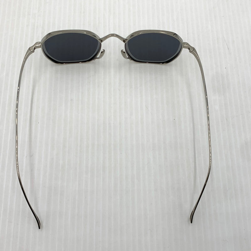 【中古品】【メンズ】 KameManＮen カメマンネン OCTAGON SUNGLASSES KMN9917 オクタゴン サングラス アイウェア メタルフレーム チタン メタルフレーム 203-261024-ko-07-teih サイズ：47□21-145 カラー：シルバー系カラーフレーム 万代Net店