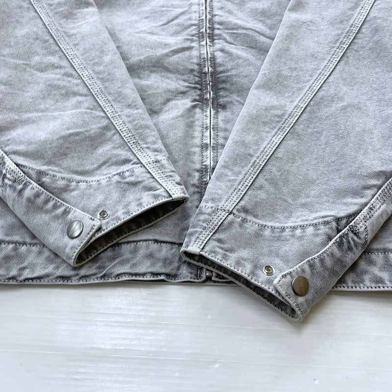 【中古品】【メンズ】 Carhartt WIP カーハート ワークインプログレス OG DETROIT JACKET I035555 デトロイト ジャケット アウター 145-261027-yo-04-teih サイズ：M カラー：グレー 万代Net店