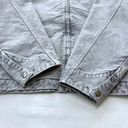【中古品】【メンズ】 Carhartt WIP カーハート ワークインプログレス OG DETROIT JACKET I035555 デトロイト ジャケット アウター 145-261027-yo-04-teih サイズ：M カラー：グレー 万代Net店