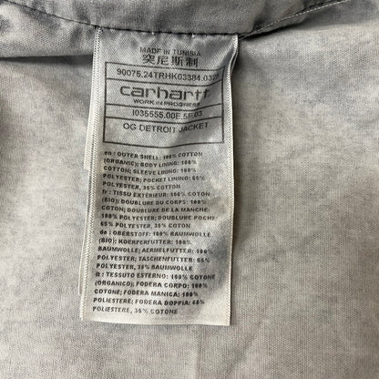 【中古品】【メンズ】 Carhartt WIP カーハート ワークインプログレス OG DETROIT JACKET I035555 デトロイト ジャケット アウター 145-261027-yo-04-teih サイズ：M カラー：グレー 万代Net店