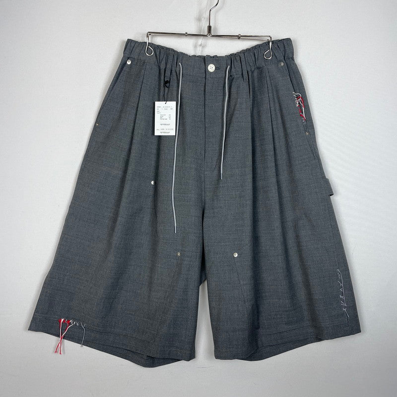 【中古品】【メンズ】 DISCOVERED ディスカバード SUMMER WOOL LOOPING WIDE SHORTS DC-SS26-PT-11 サマーウール ワイド ショーツ ボトムス ショートパンツ ハーフパンツ 151-261027-yo-12-teih サイズ：3 カラー：グレー 万代Net店