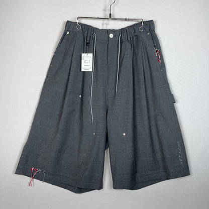 【中古品】【メンズ】 DISCOVERED ディスカバード SUMMER WOOL LOOPING WIDE SHORTS DC-SS26-PT-11 サマーウール ワイド ショーツ ボトムス ショートパンツ ハーフパンツ 151-261027-yo-12-teih サイズ：3 カラー：グレー 万代Net店