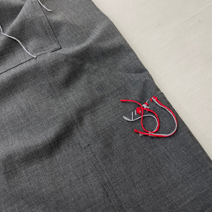 【中古品】【メンズ】 DISCOVERED ディスカバード SUMMER WOOL LOOPING WIDE SHORTS DC-SS26-PT-11 サマーウール ワイド ショーツ ボトムス ショートパンツ ハーフパンツ 151-261027-yo-12-teih サイズ：3 カラー：グレー 万代Net店