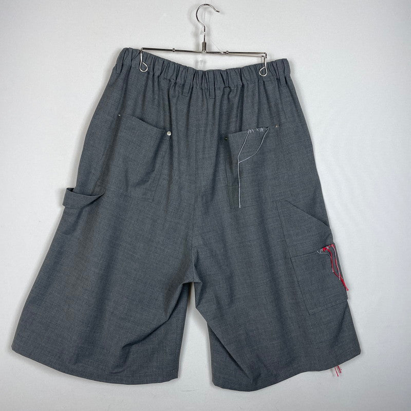 【中古品】【メンズ】 DISCOVERED ディスカバード SUMMER WOOL LOOPING WIDE SHORTS DC-SS26-PT-11 サマーウール ワイド ショーツ ボトムス ショートパンツ ハーフパンツ 151-261027-yo-12-teih サイズ：3 カラー：グレー 万代Net店