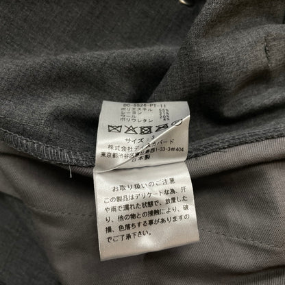 【中古品】【メンズ】 DISCOVERED ディスカバード SUMMER WOOL LOOPING WIDE SHORTS DC-SS26-PT-11 サマーウール ワイド ショーツ ボトムス ショートパンツ ハーフパンツ 151-261027-yo-12-teih サイズ：3 カラー：グレー 万代Net店