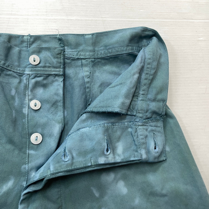 【現状渡し品】【メンズ】 U.S. MILITARY ユー エス ミリタリー 40's- VINTAGE UTILITY PANTS 40年代 ヴィンテージ ユーティリティ パンツ ボトムス 156-261027-sa-06-teih サイズ：38 カラー：ブルー 万代Net店