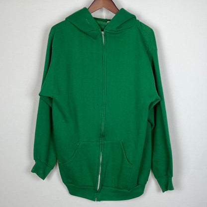 【現状渡し品】【メンズ】 RUSSELL ATHLETIC ラッセル アスレティック 70's VINTAGE ZIP UP PARKER "BORAH G.METZGAR" 70年代 ヴィンテージ ジップ アップ パーカー ボラ G メッツガー フルジップパーカー 145-261027-sa-08-teih サイズ：XL カラー：グリーン 万代Net店