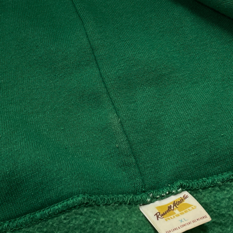 【現状渡し品】【メンズ】 RUSSELL ATHLETIC ラッセル アスレティック 70's VINTAGE ZIP UP PARKER "BORAH G.METZGAR" 70年代 ヴィンテージ ジップ アップ パーカー ボラ G メッツガー フルジップパーカー 145-261027-sa-08-teih サイズ：XL カラー：グリーン 万代Net店