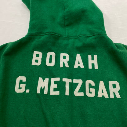 【現状渡し品】【メンズ】 RUSSELL ATHLETIC ラッセル アスレティック 70's VINTAGE ZIP UP PARKER "BORAH G.METZGAR" 70年代 ヴィンテージ ジップ アップ パーカー ボラ G メッツガー フルジップパーカー 145-261027-sa-08-teih サイズ：XL カラー：グリーン 万代Net店