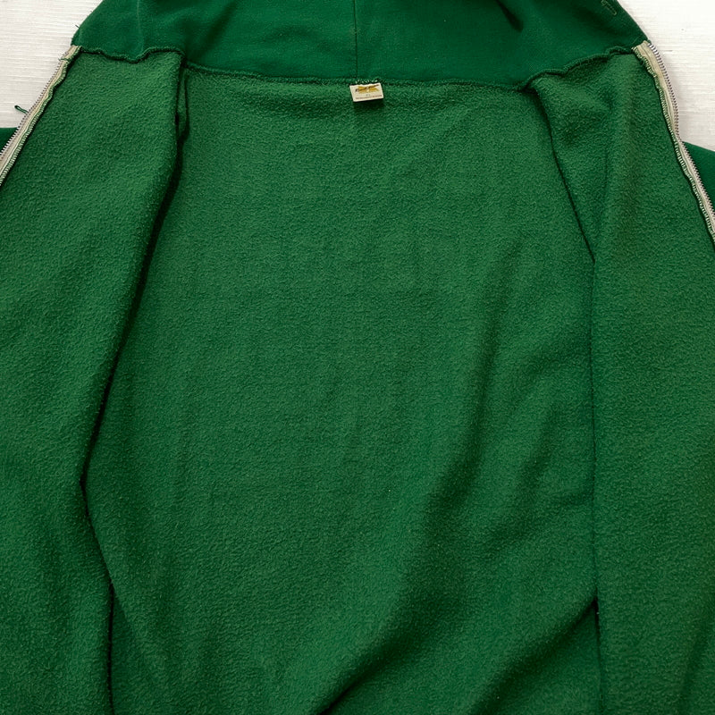 【現状渡し品】【メンズ】 RUSSELL ATHLETIC ラッセル アスレティック 70's VINTAGE ZIP UP PARKER "BORAH G.METZGAR" 70年代 ヴィンテージ ジップ アップ パーカー ボラ G メッツガー フルジップパーカー 145-261027-sa-08-teih サイズ：XL カラー：グリーン 万代Net店