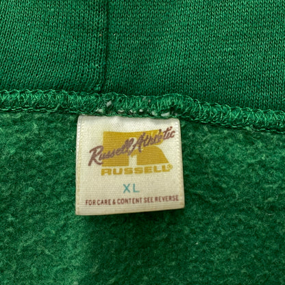【現状渡し品】【メンズ】 RUSSELL ATHLETIC ラッセル アスレティック 70's VINTAGE ZIP UP PARKER "BORAH G.METZGAR" 70年代 ヴィンテージ ジップ アップ パーカー ボラ G メッツガー フルジップパーカー 145-261027-sa-08-teih サイズ：XL カラー：グリーン 万代Net店