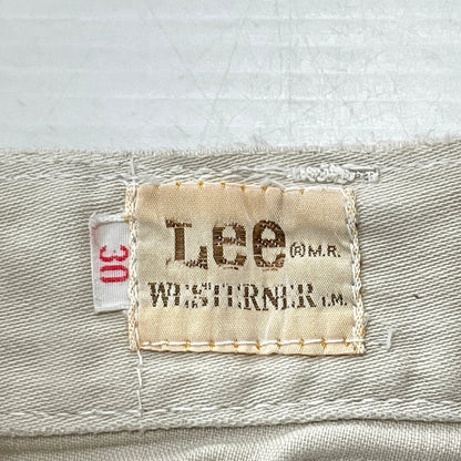 【現状渡し品】【メンズ】 LEE リー 70’s VINTAGE WESTERNER PANT 70年代 ヴィンテージ ウエスターナー パンツ ボトムス 156-261027-sa-03-teih サイズ：30 カラー：ホワイト 万代Net店