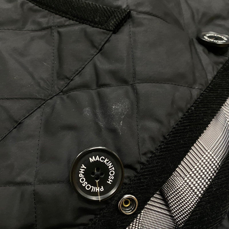 【中古品】【メンズ】 MACKINTOSH PHILOSOPHY マッキントッシュフィロソフィー REVERSIBLE QUILTING DOWN JACKET H1F19-401-09 リバーシブルキルティングダウンジャケット 141-261027-yo-22-teih サイズ：42 カラー：ブラック 万代Net店