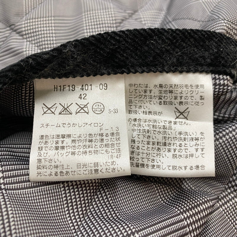 【中古品】【メンズ】 MACKINTOSH PHILOSOPHY マッキントッシュフィロソフィー REVERSIBLE QUILTING DOWN JACKET H1F19-401-09 リバーシブルキルティングダウンジャケット 141-261027-yo-22-teih サイズ：42 カラー：ブラック 万代Net店