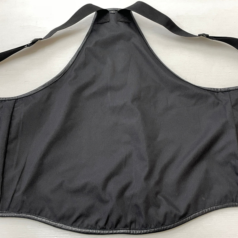 【中古品】【メンズ】 ZON ゾン LEATHER UTILITY BEST レザー ユーティリティ ベスト アウター 145-261028-sa-18-teih サイズ：L カラー：ブラック 万代Net店
