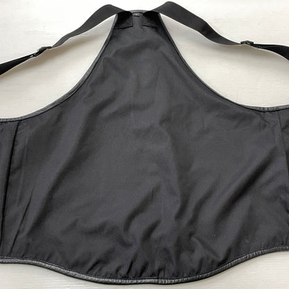【中古品】【メンズ】 ZON ゾン LEATHER UTILITY BEST レザー ユーティリティ ベスト アウター 145-261028-sa-18-teih サイズ：L カラー：ブラック 万代Net店