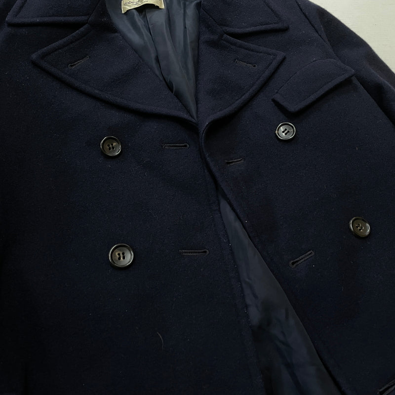 【中古品】【メンズ】 ROBE DE CHAMBRE COMME DES GARCONS ローブ ド シャンブル コム デ ギャルソン LONG COAT RC-040030 90年代 ロング コート 140-261028-sa-19-teih サイズ：不明 カラー：ネイビー 万代Net店