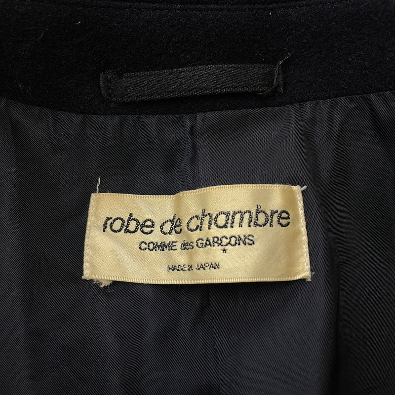【中古品】【メンズ】 ROBE DE CHAMBRE COMME DES GARCONS ローブ ド シャンブル コム デ ギャルソン LONG COAT RC-040030 90年代 ロング コート 140-261028-sa-19-teih サイズ：不明 カラー：ネイビー 万代Net店