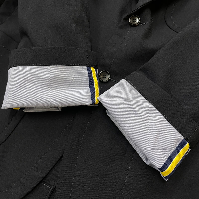 【現状渡し品】【メンズ】 COMME DES GARCONS HOMME コム デ ギャルソン オム WOOL TAILORED JACKET HD-J003 ウール テーラード ジャケット アウター 140-261028-sa-20-teih サイズ：S カラー：ブラック 万代Net店
