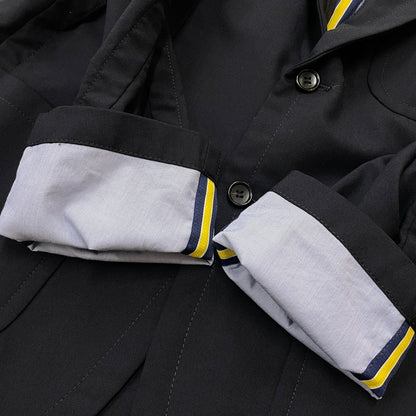【現状渡し品】【メンズ】 COMME DES GARCONS HOMME コム デ ギャルソン オム WOOL TAILORED JACKET HD-J003 ウール テーラード ジャケット アウター 140-261028-sa-20-teih サイズ：S カラー：ブラック 万代Net店