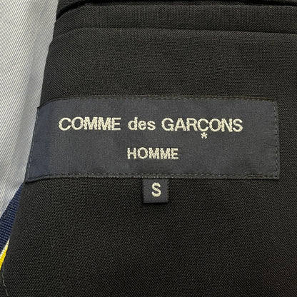 【現状渡し品】【メンズ】 COMME DES GARCONS HOMME コム デ ギャルソン オム WOOL TAILORED JACKET HD-J003 ウール テーラード ジャケット アウター 140-261028-sa-20-teih サイズ：S カラー：ブラック 万代Net店