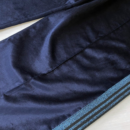 【中古品】【メンズ】 NEEDLES ニードルス × LHP エルエイチピー 別注 VELOUR TRACK PANTS ベロア トラックパンツ ボトムス 140-261027-yo-24-teih サイズ：M カラー：ブルー 万代Net店