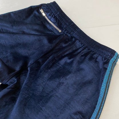 【中古品】【メンズ】 NEEDLES ニードルス × LHP エルエイチピー 別注 VELOUR TRACK PANTS ベロア トラックパンツ ボトムス 140-261027-yo-24-teih サイズ：M カラー：ブルー 万代Net店