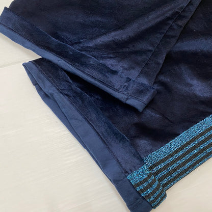 【中古品】【メンズ】 NEEDLES ニードルス × LHP エルエイチピー 別注 VELOUR TRACK PANTS ベロア トラックパンツ ボトムス 140-261027-yo-24-teih サイズ：M カラー：ブルー 万代Net店