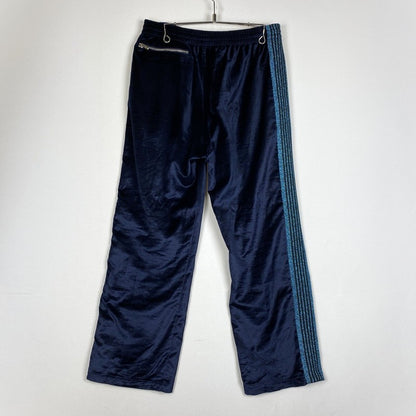 【中古品】【メンズ】 NEEDLES ニードルス × LHP エルエイチピー 別注 VELOUR TRACK PANTS ベロア トラックパンツ ボトムス 140-261027-yo-24-teih サイズ：M カラー：ブルー 万代Net店