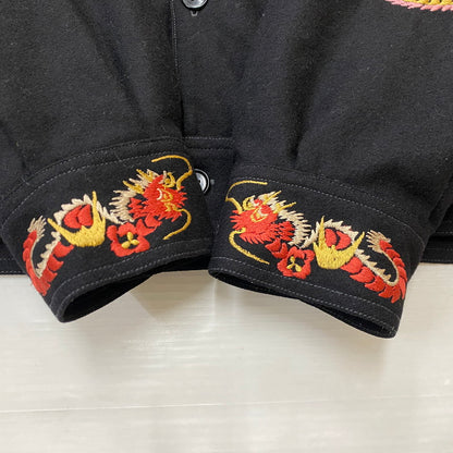 【中古品】【メンズ】 TAILOR TOYO テーラー東洋 KOSHO & CO. EAGLE＆DRAGON SUKA WOOL JACKET TT11455 港商 イーグル アンド ドラゴン スカ ウールジャケット アウター 145-261027-yo-20-teih サイズ：大 カラー：ブラック 万代Net店
