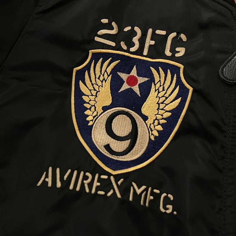 【中古品】【メンズ】 AVIREX アヴィレックス MA-1 FLYING SHARKS 6172151 エムエーワン フライング シャークス アウター リバーシブル 145-261028-sa-16-teih サイズ：L カラー：ブラック 万代Net店