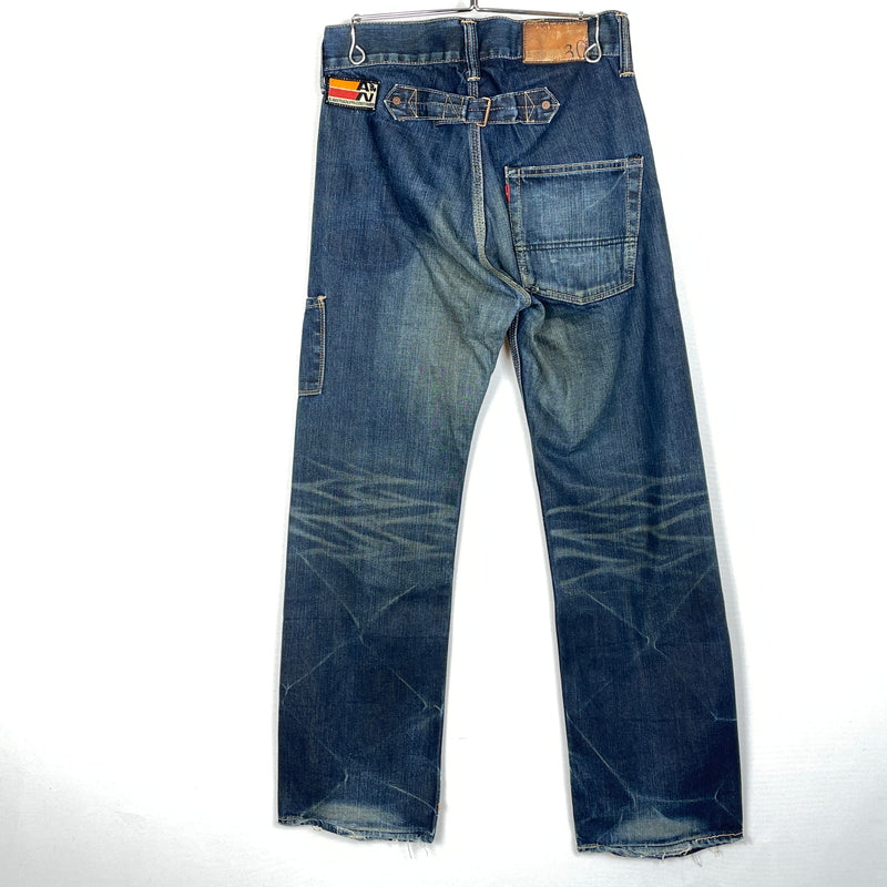 【現状渡し品】【メンズ】 ANACHRONORM アナクロノーム STANDARD BAL期 DENIM PANTS スタンダード バルキ デニム パンツ ボトムス ジーンズ 151-261029-sa-17-teih サイズ：30 カラー：インディゴ 万代Net店