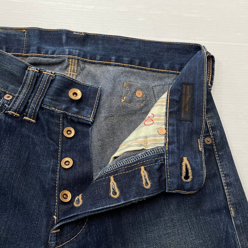 【現状渡し品】【メンズ】 ANACHRONORM アナクロノーム STANDARD BAL期 DENIM PANTS スタンダード バルキ デニム パンツ ボトムス ジーンズ 151-261029-sa-17-teih サイズ：30 カラー：インディゴ 万代Net店
