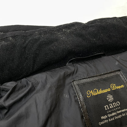 【中古品】【メンズ】 NANO UNIVERSE ナノユニバース NISHIKAWA DOWN JACKET 668-921-4002 ニシカワ ダウン ジャケット アウター 147-261028-sa-14-teih サイズ：L カラー：ブラック 万代Net店