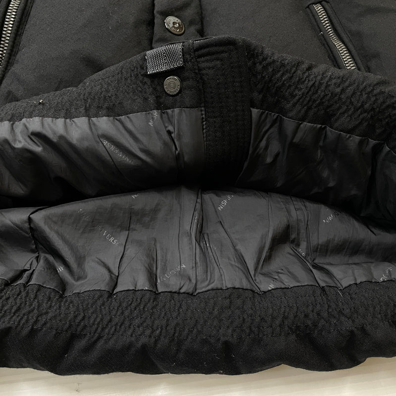 【中古品】【メンズ】 NANO UNIVERSE ナノユニバース NISHIKAWA DOWN JACKET 668-921-4002 ニシカワ ダウン ジャケット アウター 147-261028-sa-14-teih サイズ：L カラー：ブラック 万代Net店