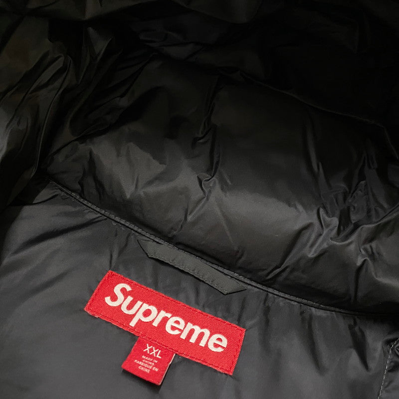 【中古品】【メンズ】 SUPREME シュプリーム 25FW MICRO DOWN HALF ZIP HOODED PULLOVER JACKET マイクロダウン ハーフジップ フーデッド プルオーバー ジャケット アウター 149-261027-yo-23-teih サイズ：XXL カラー：ブラック 万代Net店